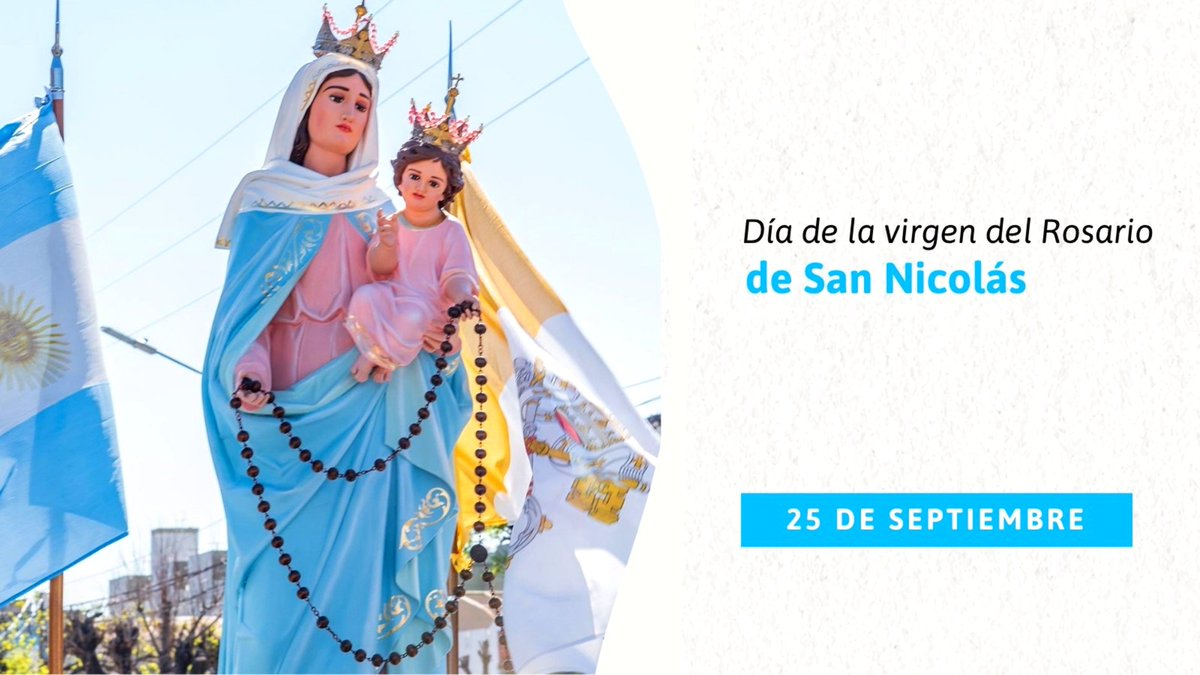 gaspodestefano's tweet photo. NUESTRA SEÑORA DEL ROSARIO DE SAN NICOLÁS, RUEGA POR NOSOTROS https://t.co/QHAeQZx7U3