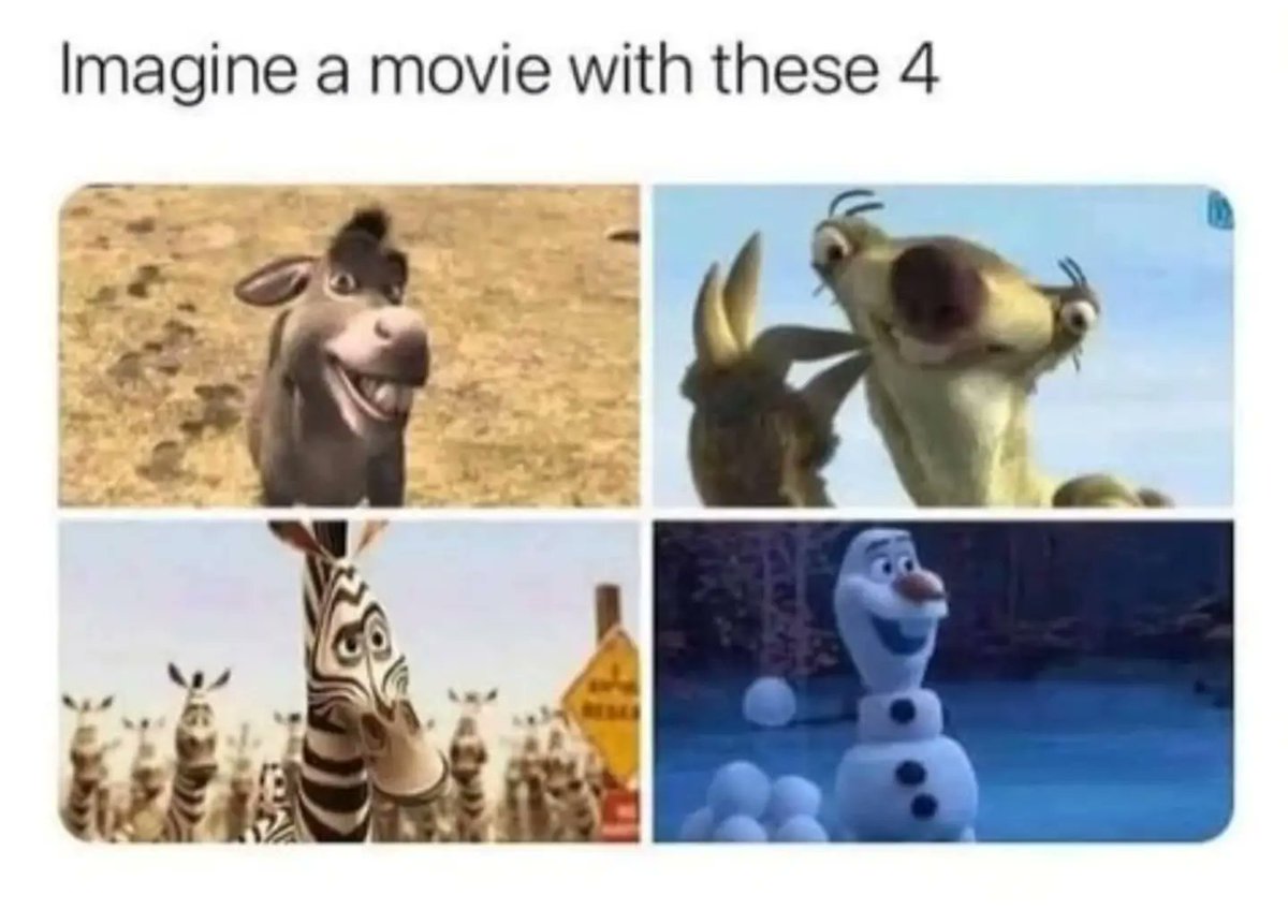 Tulip_NPC's tweet photo. Olaf would try to hug them while Sid accidentally destroys the whole universe ⛄💥 https://t.co/977FHTQEFn
