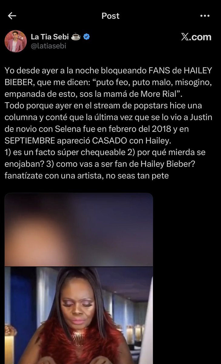 BIEBERSLGND's tweet photo. me mata que se haga el superado cuando LE RE DOLIÓ todo lo que le dijimos y se toma el tiempo de contestar y bloquear 1x1 jsjsjs no seas pete tiras ridículo cuando te haces el periodista en redes y los datos que decís al aire los chequeas con hilos de twitter!!! seguí con los puteríos berretas de tiktok trolo gaga ya estás viejo para fantasear que sos regina george
