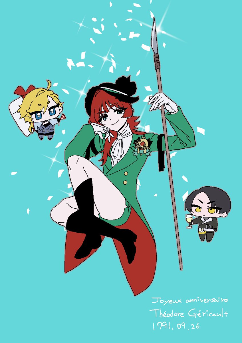 P_NYA_06's tweet photo. 【美術史創作】
✨️🐴ジェリコーおめでとう🐴✨️ https://t.co/NKlANq8ZWa