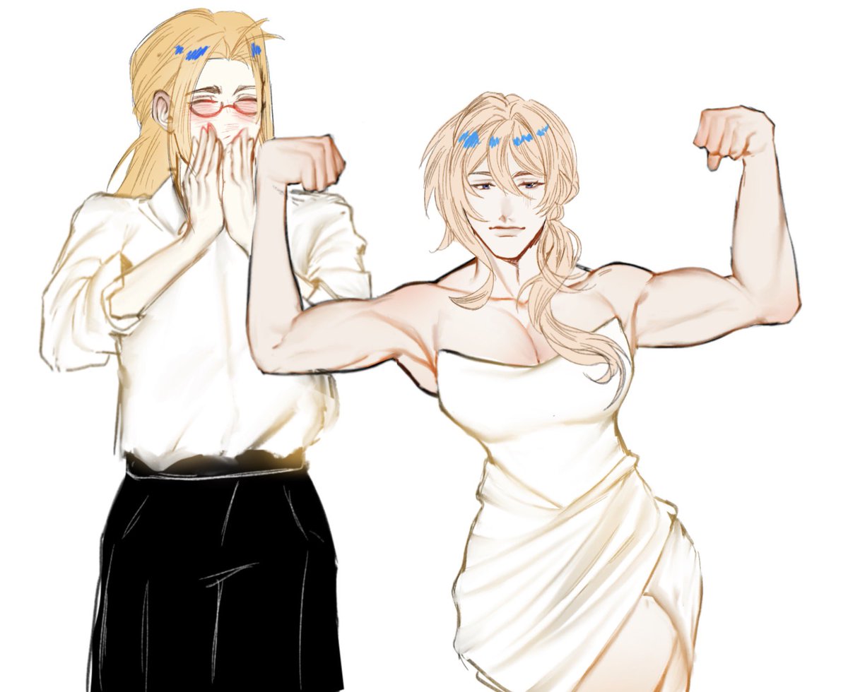 Espresso_112's tweet photo. :p #federica #Seamus #GenshinImpact #原神 https://t.co/hpsHhnC012