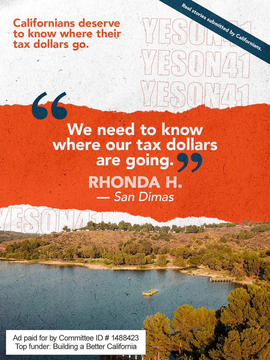 yesonprop41ca's tweet photo. Prop 41 gives Californians visibility into how our taxpayer-funded programs are working.

It requires the independent State Auditor to conduct public audits on how money is being spent, find waste, and recommend ways to improve.

Vote YES on Proposition 41. https://t.co/X7QVUoPcvy
