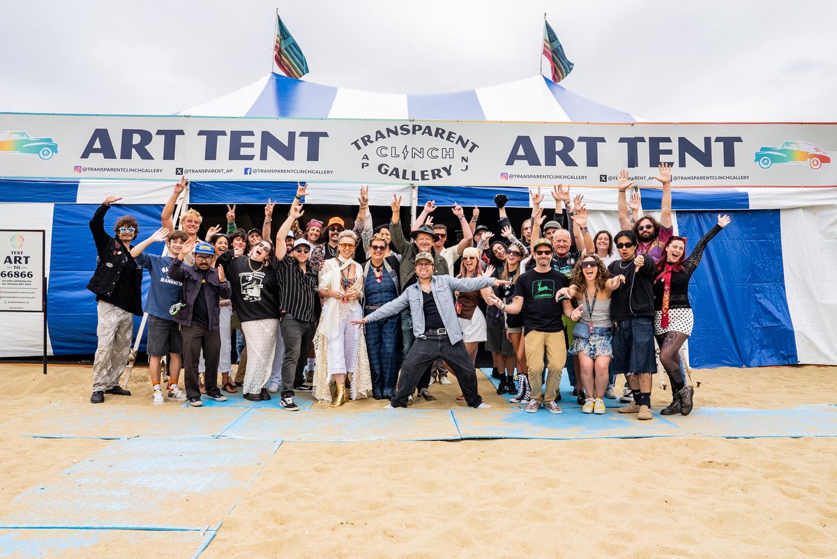 Transparent_AP's tweet photo. One for the books 🌊✨@seahearnow 2026 — what a weekend .

The Art Tent was packed with incredible art , incredible people and more than a few unexpected moments of pure MAGIC . Huge thank you to the entire Clinch Crew and C3 Team for making it all happen . https://t.co/vyIQyGBJgd