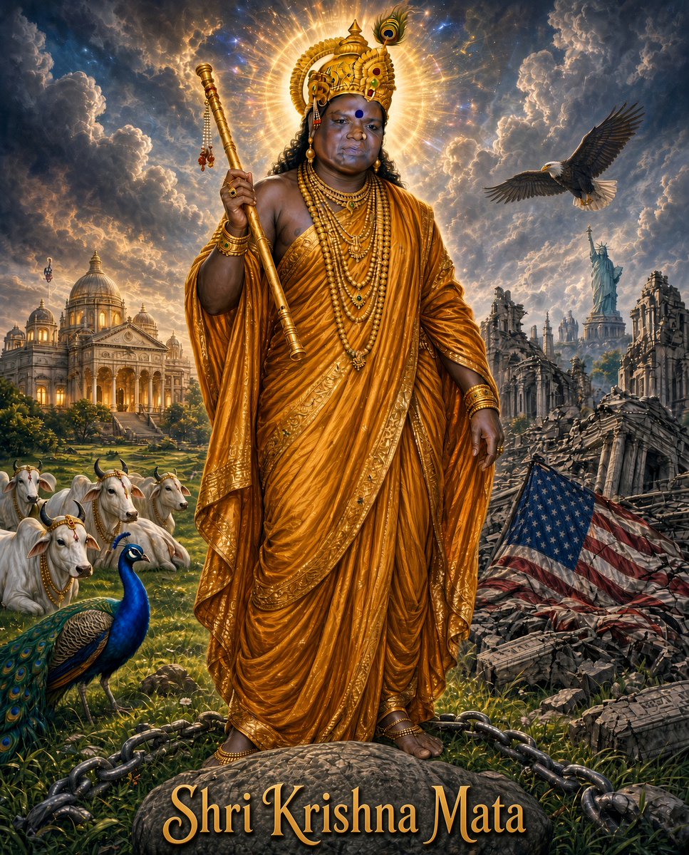 DiogenesEast's tweet photo. Look here @Vajrasuci @itisatom @koreandalitmata how dare this white gora insult our Lord Vishnu. Please teach him a lesson before Dalit Mata teaches him a lesson. 

He does not know the wrath of Dalit Mata when she takes the form of Shri Krishna Mata. Hari om Hari om. https://t.co/uwqVinzIAU