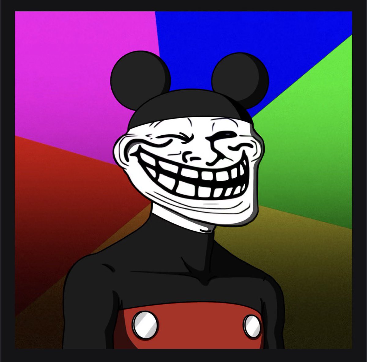 Troll_'s tweet photo. trolls NFT giveaway. 

Troll #34 Rarity #19 Legendary. 
Trollface is the Mickey Mouse of memes. 

- follow @troll_ and @umadbro
- comment 
- like
- repost

you have until monday! https://t.co/qmp3Xcj0tz