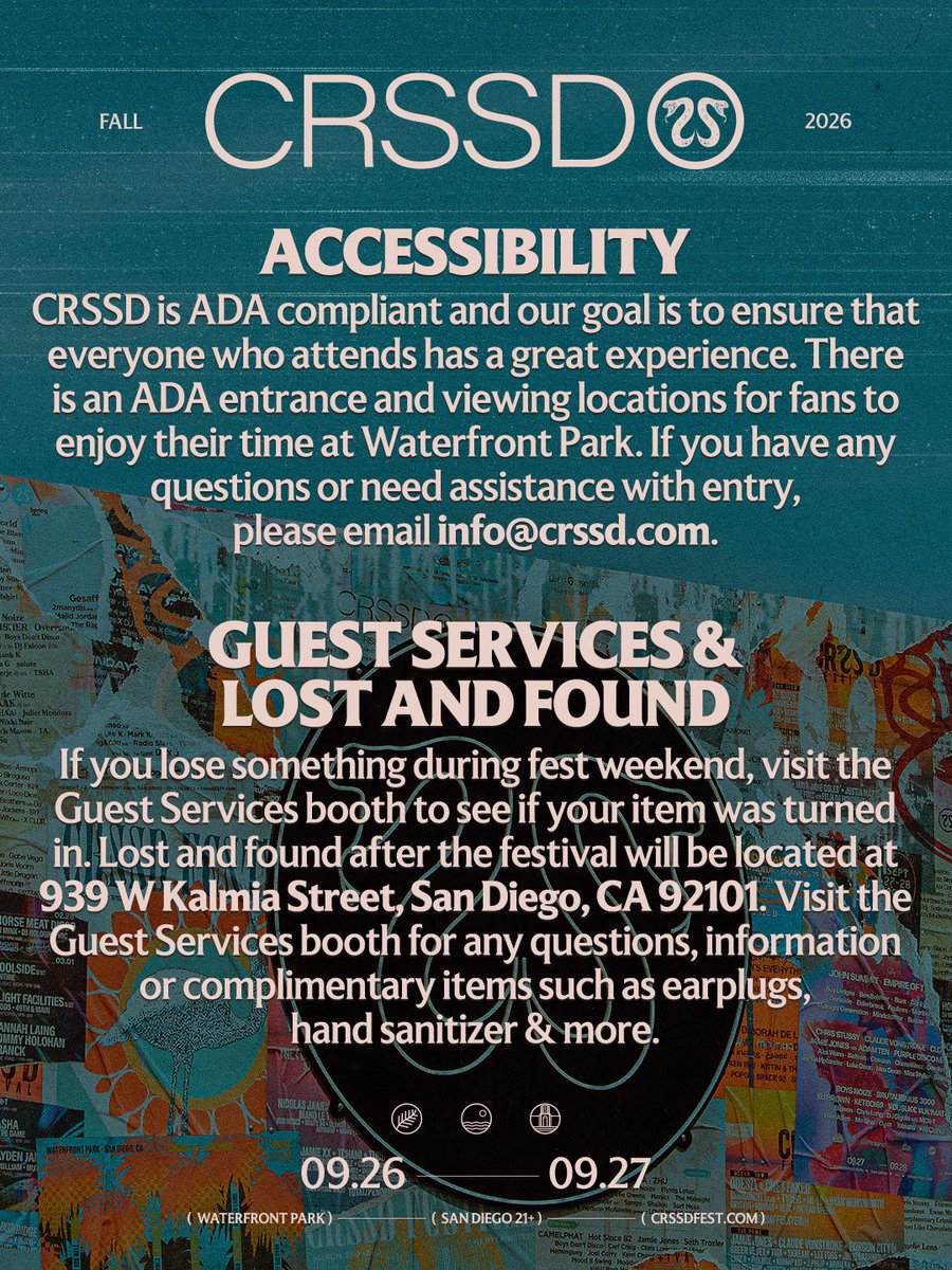 crssdfest's tweet photo. Who’s ready?  ✨

Final tickets + full FAQ at https://t.co/tqKXmcx1NT https://t.co/nPTKeMeqkY