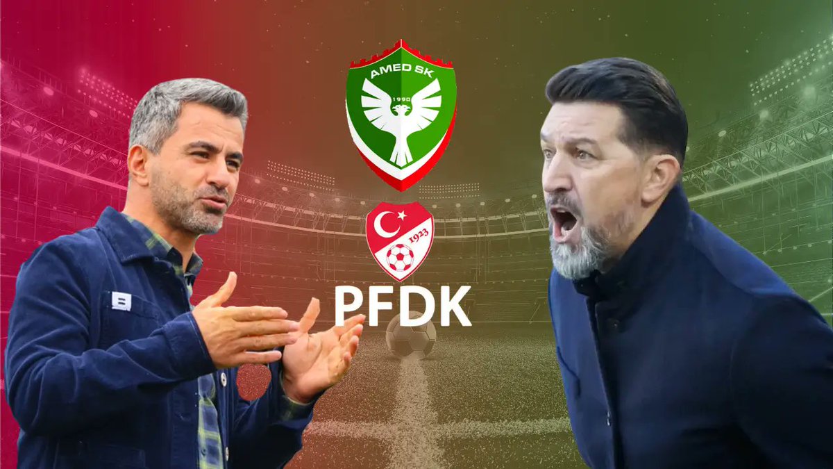 360Gazete's tweet photo. TFF Amedspora ceza yağdırdı   

Çirkin ve Kötü Tezahürat, Saha Olayları, Talimatlara Aykırılık , Usulsüz Seyirci Alınması, Takım Halinde Sportmenliğe Aykırılık ( 7 Sarı + 1 Kırmızı)  

Nahit Eren  Futbolun İtibarını Zedeleme  

Besnik Hasi Sportmenliğe Aykırı Hareket https://t.co/axbaHfYT04