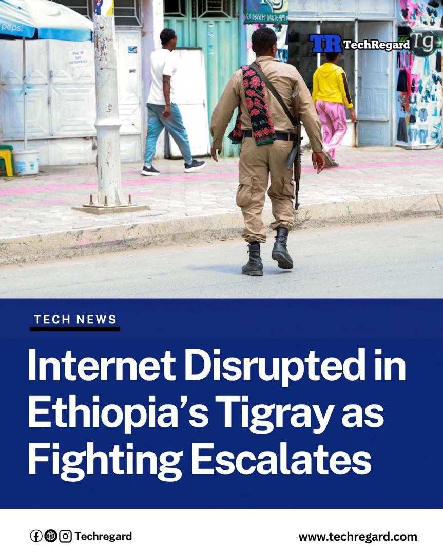 TechRegard's tweet photo. Internet connectivity has been disrupted in northern Ethiopia, according to internet monitor NetBlocks, as renewed fighting between federal forces and Tigrayan forces raises fears of a return to the communications blackout experienced during the region’s previous war.

NetBlocks said on Friday that network data confirmed a subnational internet disruption in northern Ethiopia, consistent with reports of a telecommunications blackout in Tigray.

“Confirmed: Network data indicate a subnational internet disruption in northern Ethiopia corresponding to reports of a telecoms blackout in Tigray,” the organisation said in a post on social media.

https://t.co/23WP6NHfYd