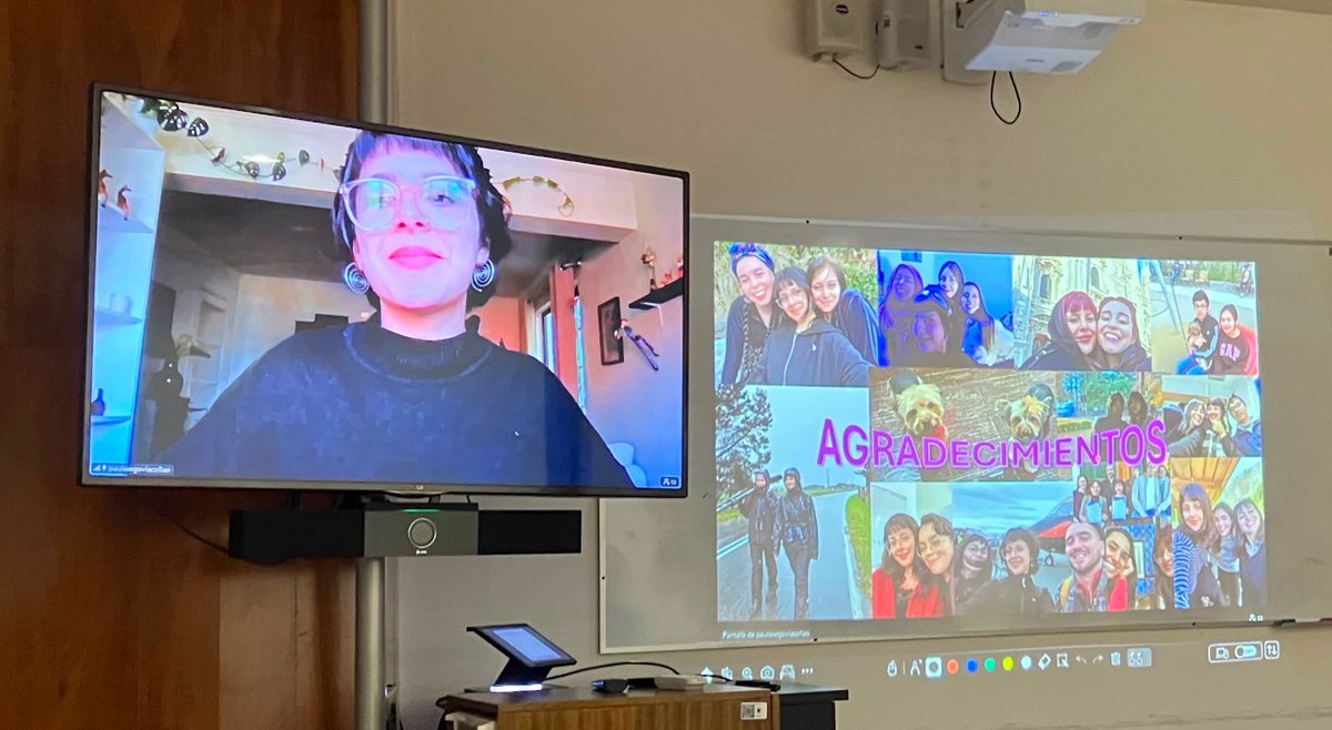 MilenioBASE's tweet photo. Valdivia📍🥳 ¡Felicidades! A la nueva Magíster en Ciencias con mención Genética @PostCienciaUACh @MilenioBASE Paula Segovia Collao 👏Defendió con éxito su tesis desarrollada con la tutoría del Dr. Claudio González Wevar y el Dr. Elie Poulin 

 #CentrosANID @Ci2030sursub https://t.co/gX95AxSrpy