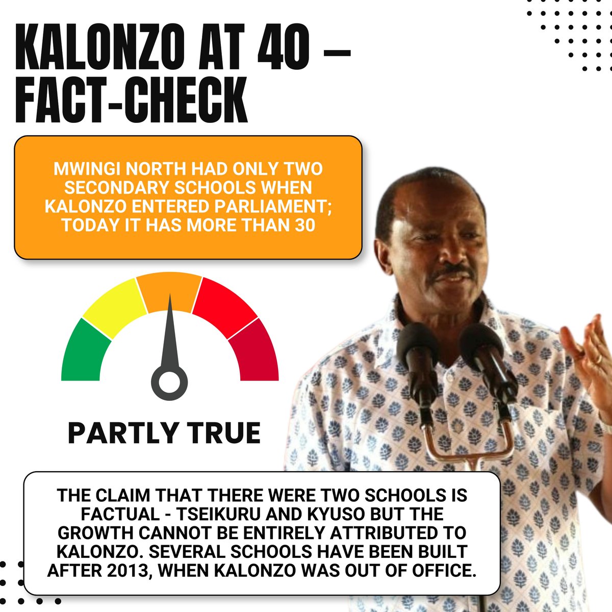 Ms_wanjii's tweet photo. Kalonzo at 40 fact check and most of them are false 
#kalonzoat40 #kalonzomusyoka https://t.co/Ix1fUaDoLP