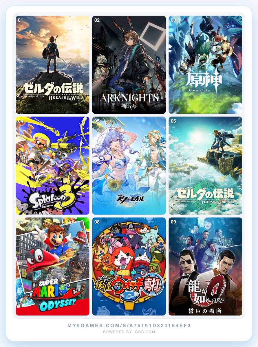 manzyuu_sub's tweet photo. 私を構成する9つのゲーム
#My9Games #私を構成する9つのゲーム
https://t.co/GSMgLw0eFM https://t.co/jjhfr2VBLD