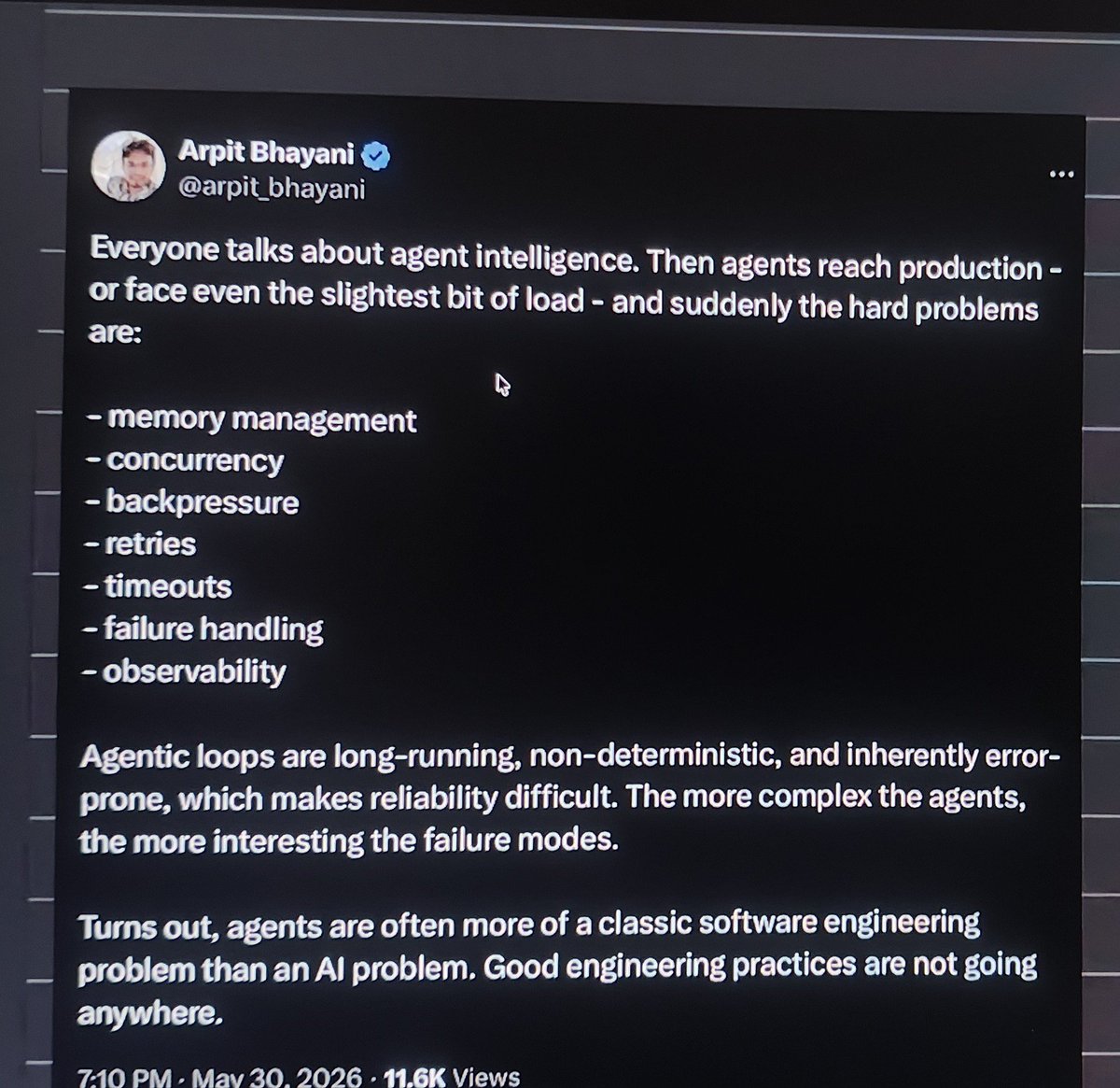 chiru_chintha's tweet photo. winter Arc: Day 04

-joined @arpit_bhayani applied ai cohort 

-started with ai fundamentals . explained why system design is important in LLM architecture 

-Learned about few shot cot, zero shot cot, direct cot , temperature and why LLM's are non-deterministic

-In the next coming days we are planning to build some amazing projects 
#buildinpublic