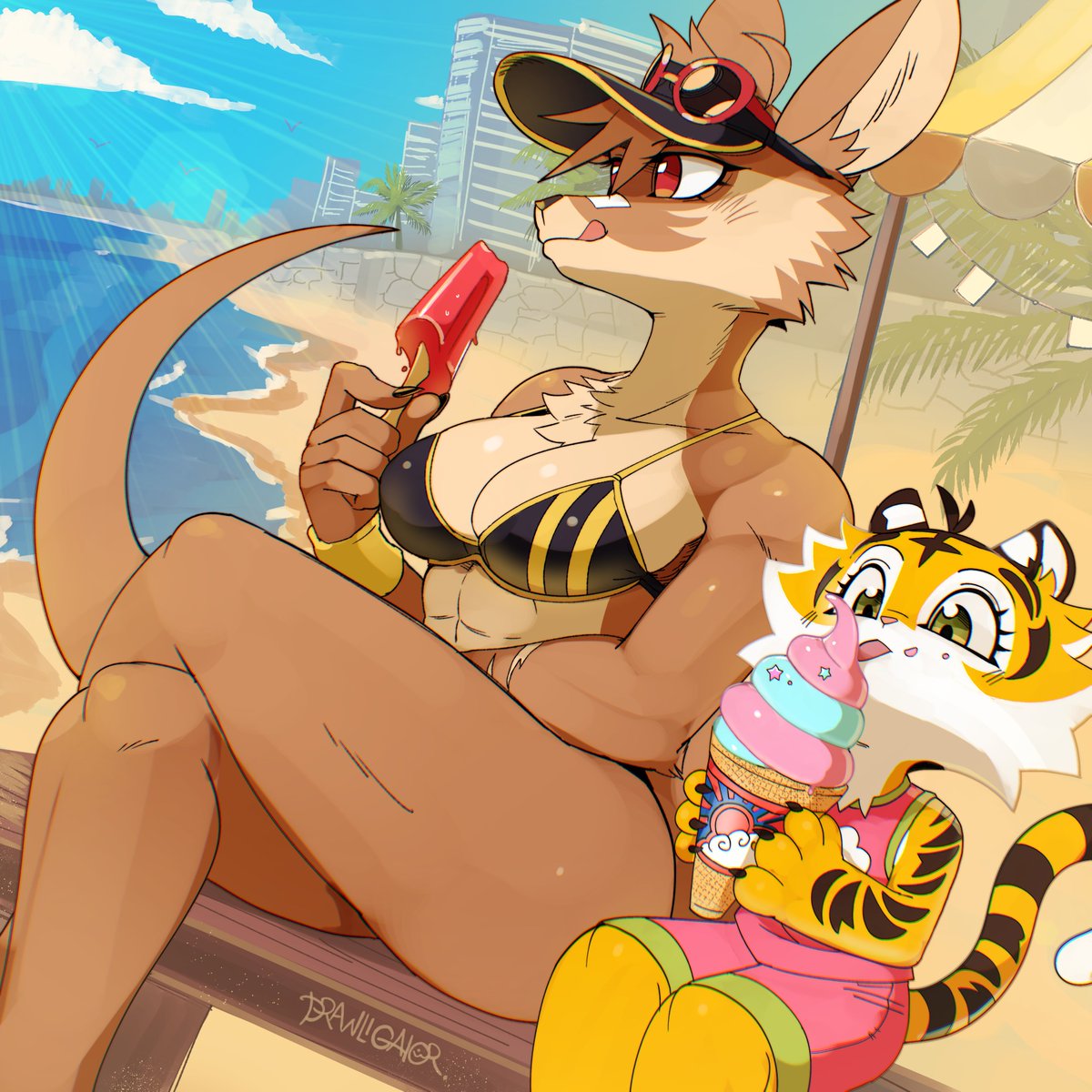 drawligator's tweet photo. 🦘🐯🍦 [Repost] https://t.co/GNygOMv9aZ