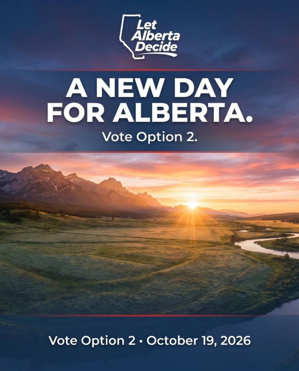 itsTim_eh's tweet photo. “…slipping…”
A few short moths ago the same folks were telling us support for #AlbertaIndependence was a mere 12%.
Even if not laughably inaccurately low (it is), it’s INCREASED by 250%.
Here’s to ever more “slippage”.
#FreeTheWest https://t.co/GnBdafLgE5
