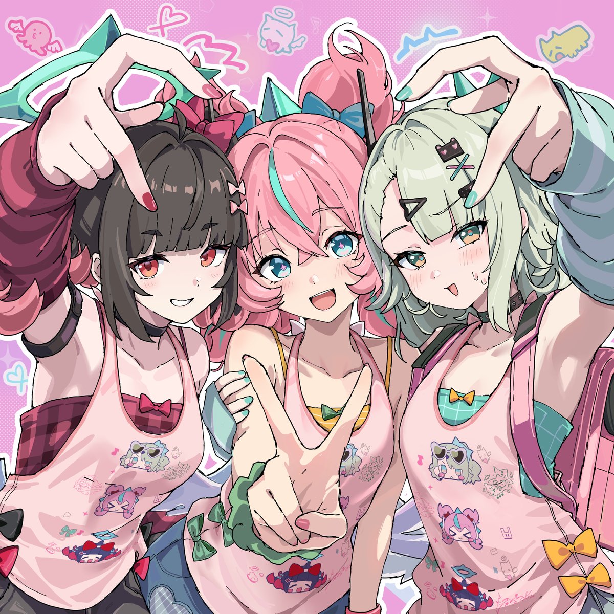 Yu_C_Blossom's tweet photo. モーソー族の皆に「BIG LOVE」♡
#ゼンゼロ #妄想エンジェル https://t.co/YqAwEOv9d7
