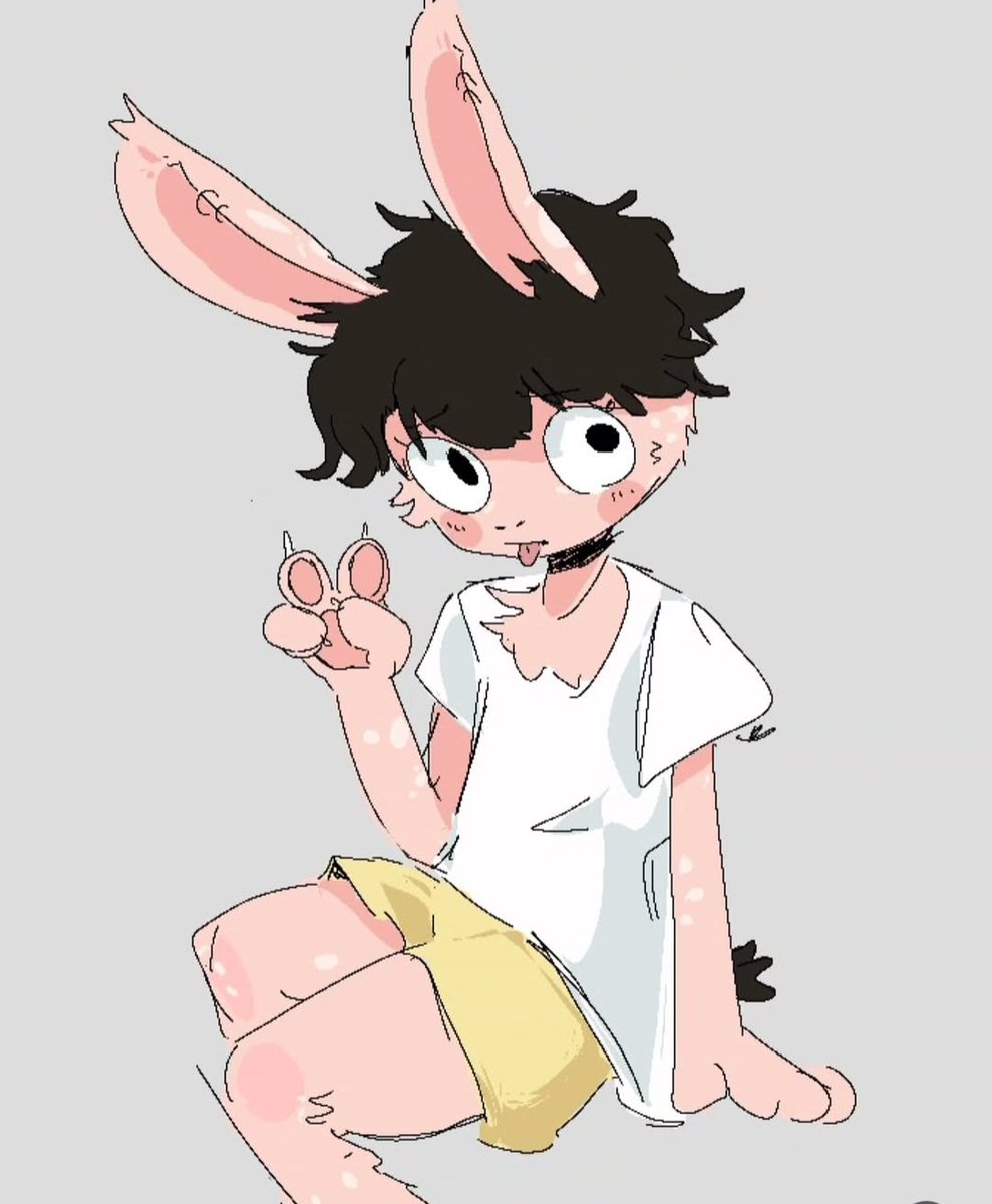 chiosusu's tweet photo. Happy International rabbit day! please meet my persona, Susu. The one behind who had been drawing fanart all these years and finally taking the chance to introduce themselves #oc https://t.co/Cqor4Bg5WD