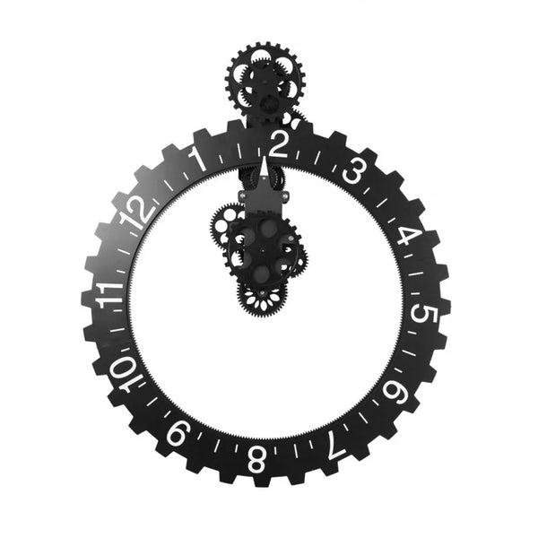 iSmartHomeGear's tweet photo. Ring Gear Wall Clock β a 54Γ66 cm mechanical gear clock that marries vintage hands with modern kinetic motion. Itβs large enough to anchor a room and doubles as striking wall art for living rooms, offices, or studios. $189.99 π°οΈβ¨ #GearClock #HomeDecor https://t.co/HO9BLbM9b5 https://t.co/5yxTOxyBmp