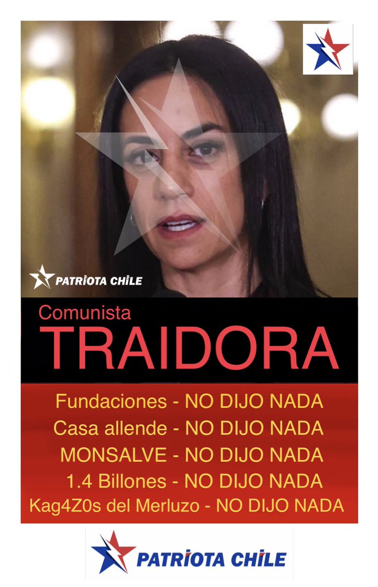Soubirous_33's tweet photo. 🔴 #AHORA | Patriotas, La Comunista MUGR0SA Paulina Núñez, está Cuestionando al Gobierno del Pdte. Kast y pide Cambio de Gabinete, pero al DESGOBIERNO DEL Psiquiátrico Voriz, NO LE CUESTIONÓ NADA, ningún Reclamo. Matthei le da las Órdenes. RT @paulinanu #PaulinaNunezEsSocialista https://t.co/OYmq7SX0w2