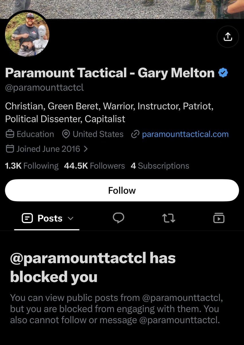 MeganMims4's tweet photo. God bless I got my first block! 😂😂 https://t.co/VdCowLQ8tk