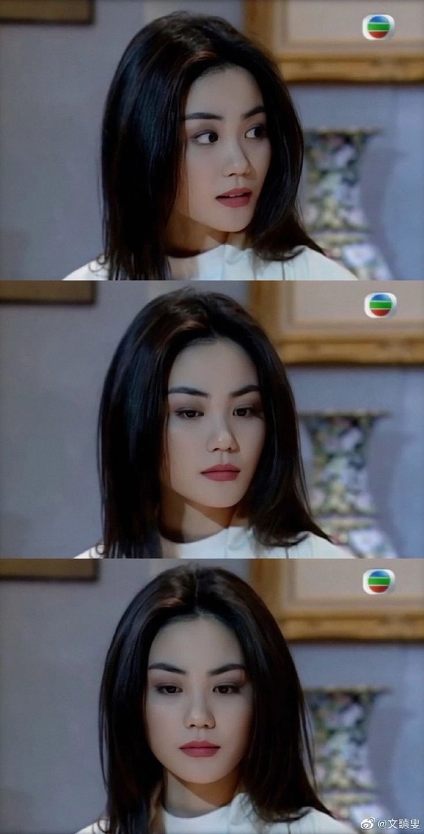 hitnnie's tweet photo. i've always thought of her that way! her beauty is so unique and striking just like those 90s hong kong actresses. she has such a distinct vibe https://t.co/J6EWZQaf3e