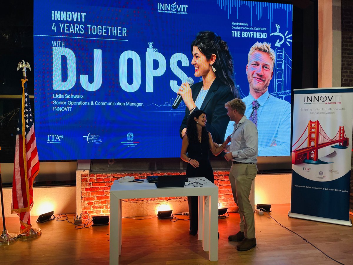HKrackDev's tweet photo. Last night I had my premiere 🎷 with my favorite DJ and partner @lidia_schwarz at @innovitsf 🎶🫶🏻 https://t.co/XneCMbOF49