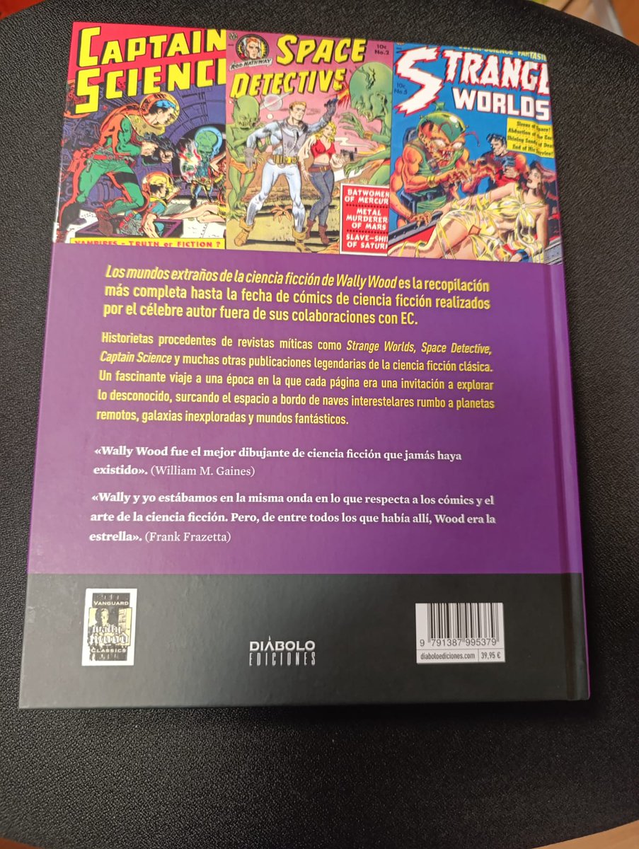 Diabolocomics's tweet photo. Wally Wood! Recién salido de imprenta y en unos días en todas las librerías. https://t.co/9Ub7WrzABi