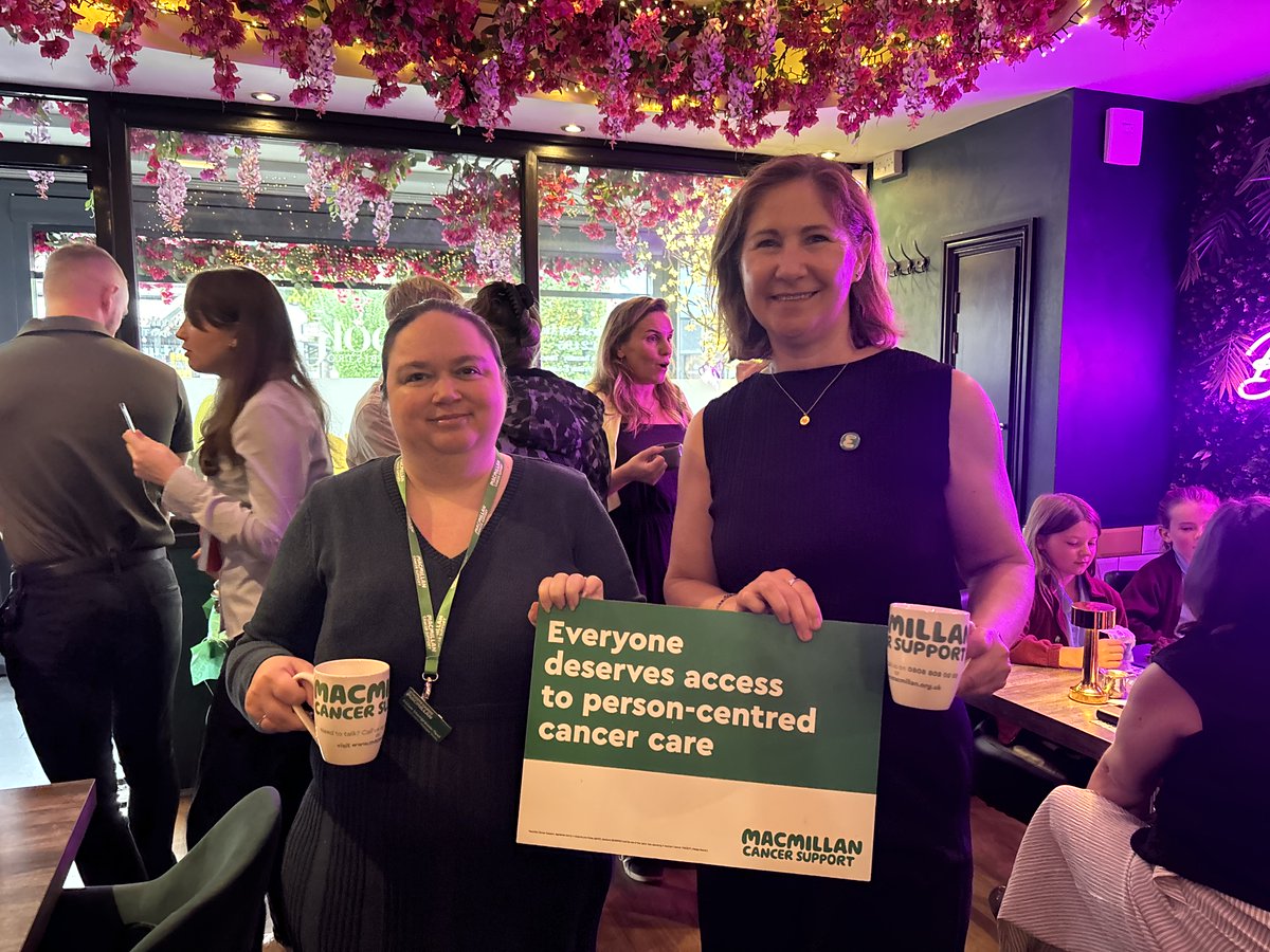 AnnaMcMorrin's tweet photo. Thank you so much to everyone who came to my @macmillancancer coffee morning today. 💚  It was fantastic to meet so many of you representing both local and national charities, schools and local organisations.   Thank you also to the @thebrookbistro for letting us host. ☕️❤️ https://t.co/xD09mwBFbs