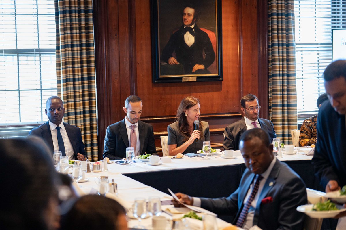 RwandaHealth's tweet photo. In New York, Minister of State @YvanButera joined UAE Minister of Health and Prevention Ahmed bin Ali Al Sayegh, alongside other health ministers and global leaders, for a Future Health dialogue organized by the United Arab Emirates.

The initiative brings partners together to shape healthier futures. The discussion connected resilient health systems—supported by data, digital intelligence and a skilled workforce — with prevention, quality of life and more livable cities, helping people live longer, healthier lives.