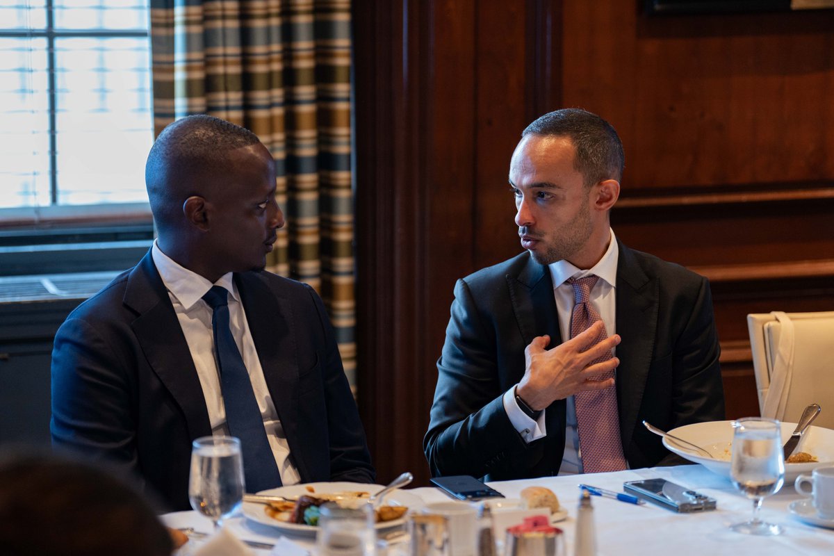 RwandaHealth's tweet photo. In New York, Minister of State @YvanButera joined UAE Minister of Health and Prevention Ahmed bin Ali Al Sayegh, alongside other health ministers and global leaders, for a Future Health dialogue organized by the United Arab Emirates.

The initiative brings partners together to shape healthier futures. The discussion connected resilient health systems—supported by data, digital intelligence and a skilled workforce — with prevention, quality of life and more livable cities, helping people live longer, healthier lives.