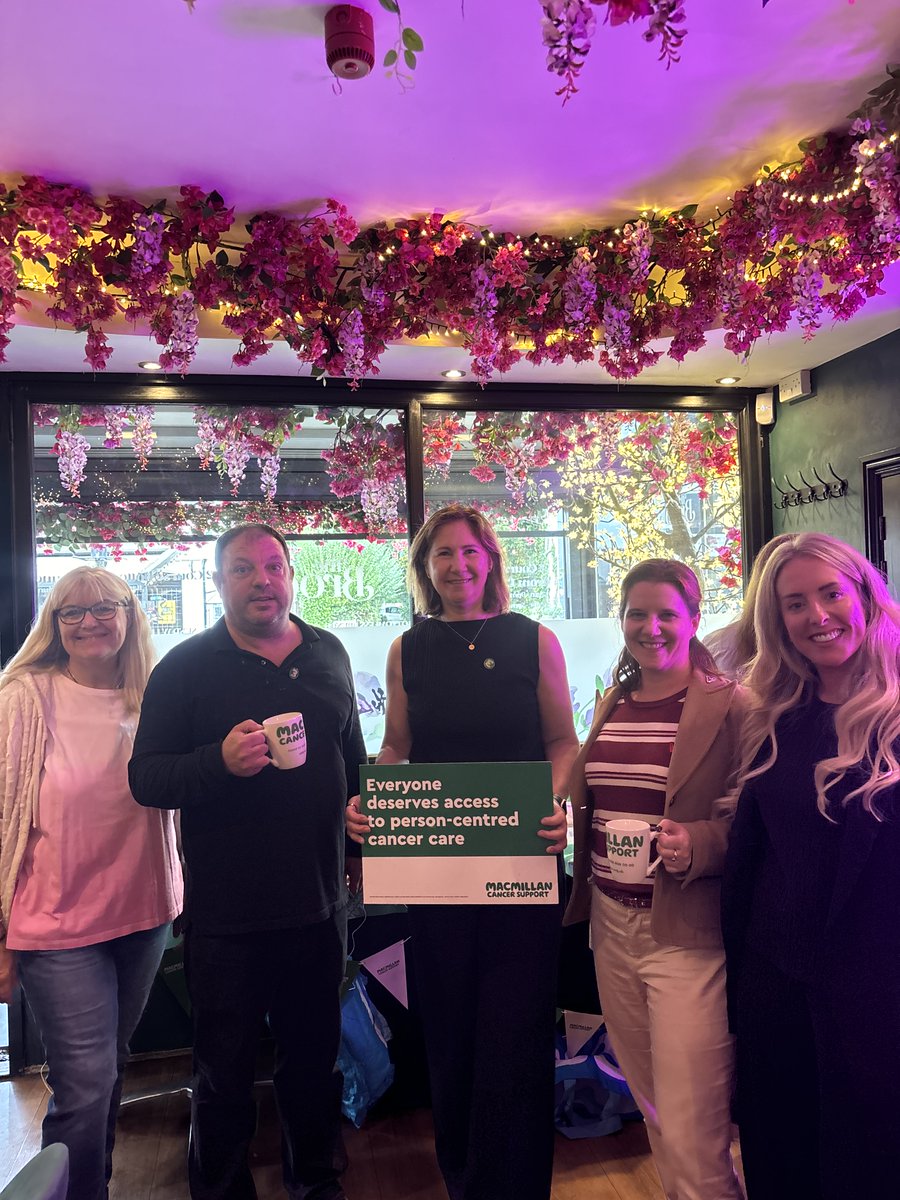 AnnaMcMorrin's tweet photo. Thank you so much to everyone who came to my @macmillancancer coffee morning today. 💚  It was fantastic to meet so many of you representing both local and national charities, schools and local organisations.   Thank you also to the @thebrookbistro for letting us host. ☕️❤️ https://t.co/xD09mwBFbs