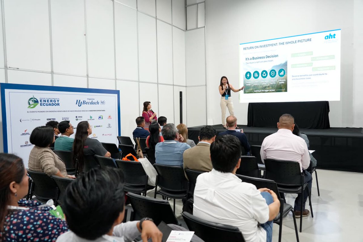 BanEcuadorBP's tweet photo. ¡Presentes en Expo Conference ENERGY ECUADOR 2026!

En este espacio que reúne a los sectores energético, hidrocarburífero y minero del país, @BanEcuadorBP presentó productos y alternativas de financiamiento para impulsar soluciones sostenibles y nuevas oportunidades de desarrollo https://t.co/Sj0b6k2L0x