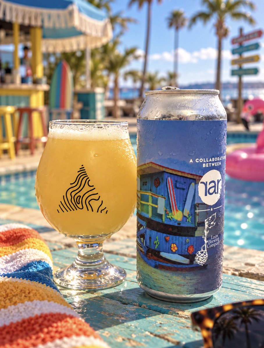 BeerAdviser's tweet photo. 🏊 I Wish I Could Swim — Lyric × @rarbrew
10.1% Triple Hazy IPA. Juicy, citrusy, tropical & thick.
Me agreeing to water activities before anyone asks if I can actually swim:
Minor detail. 😂
⭐ 3.785 / 5.0
#BeerAdviser #RARBrewing #TripleIPA #HazyIPA #CraftBeerReview https://t.co/UV0vxrUzhJ