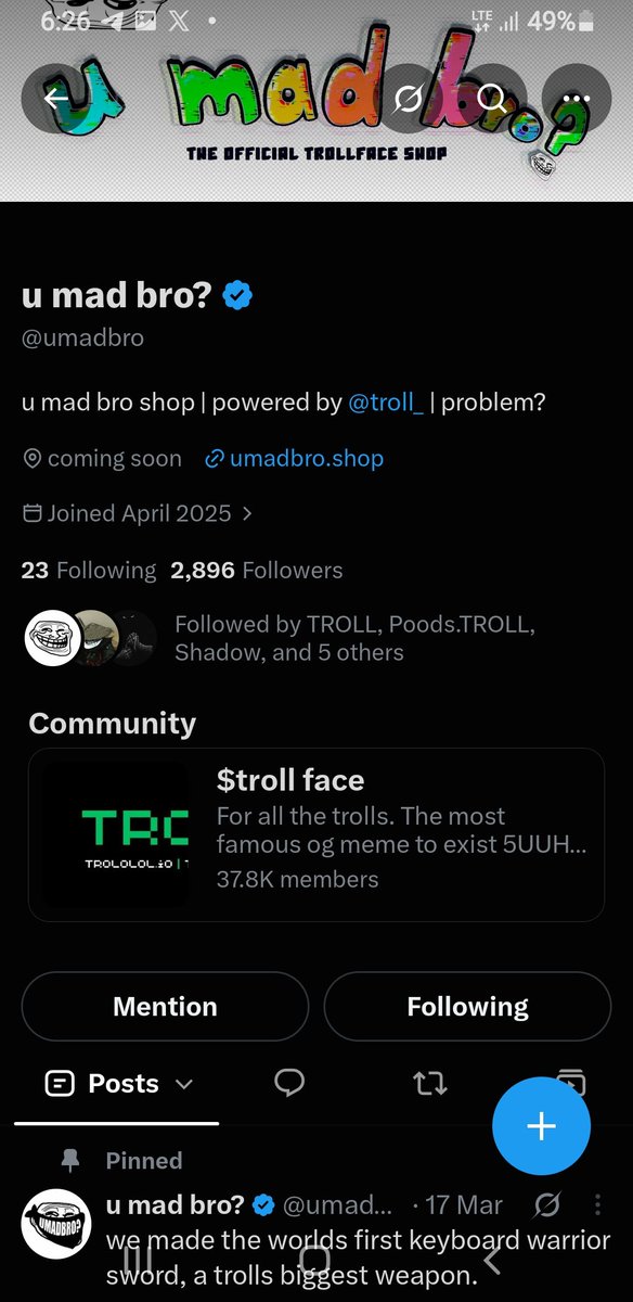 Dear_breth's tweet photo. @Troll_ @umadbro Done troller https://t.co/LYXsPIKoy5
