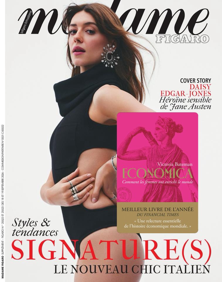 vnbateman's tweet photo. Thrilled to feature in @Madamefigaro - huge thanks to Céline Cabourg for such an insightful and thoughtful piece, drawing together my academic work and activism alongside my latest book, Economica (published in France by #PointNemoEditions)
#economica #womenwealthpower https://t.co/Rps5f5JJrA