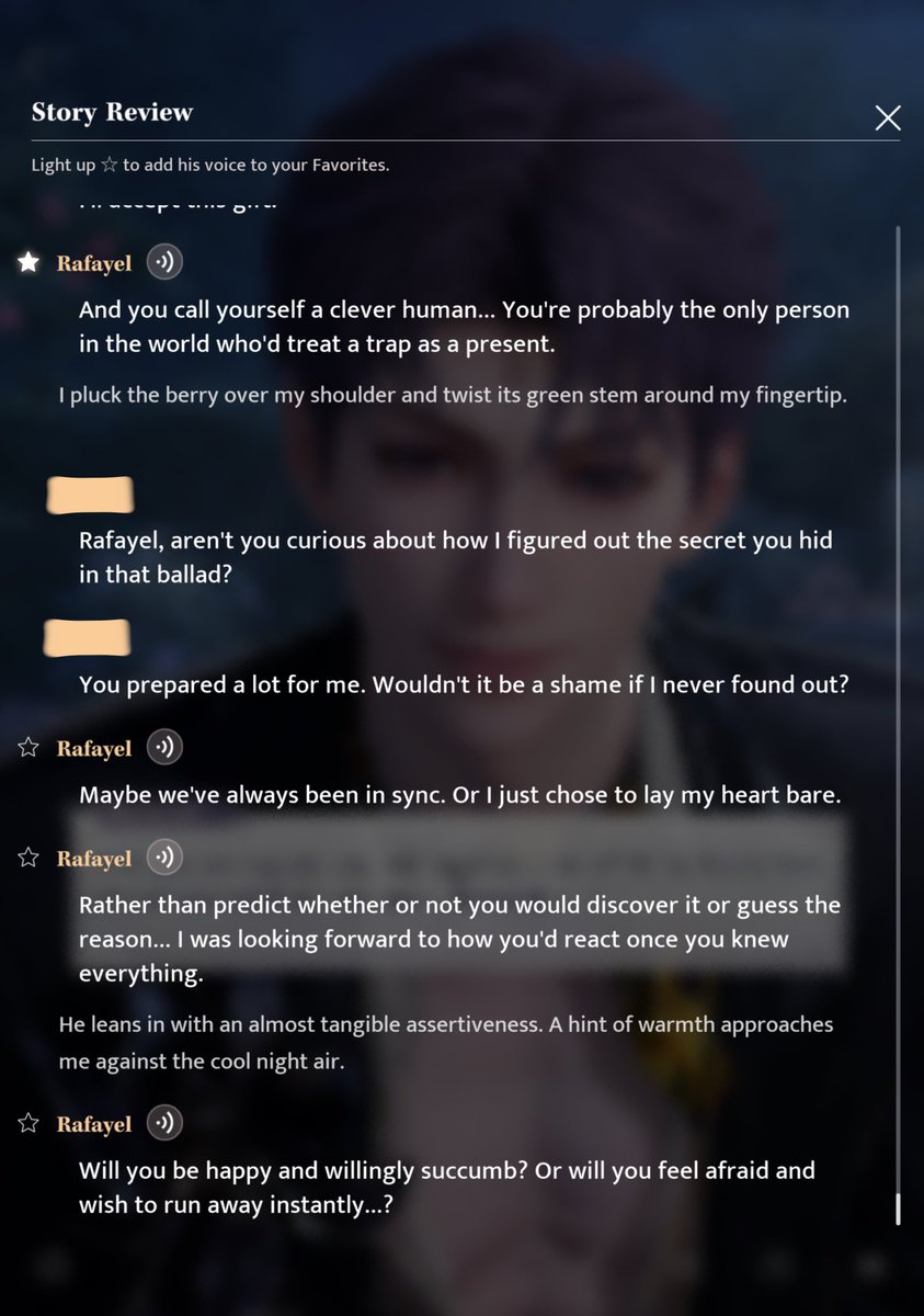 qiyupills's tweet photo. the genre is mc finding out about the weird little things rafayel does and not giving a fuck https://t.co/gMcTCZ1JsC