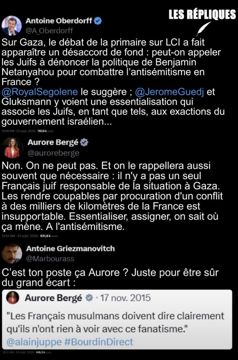 IgnaceMAPENGU's tweet photo. L’hypocrisie d’ @auroreberge et de la classe politique et médiatique en général dévoilée ! https://t.co/4QkCPxiEax