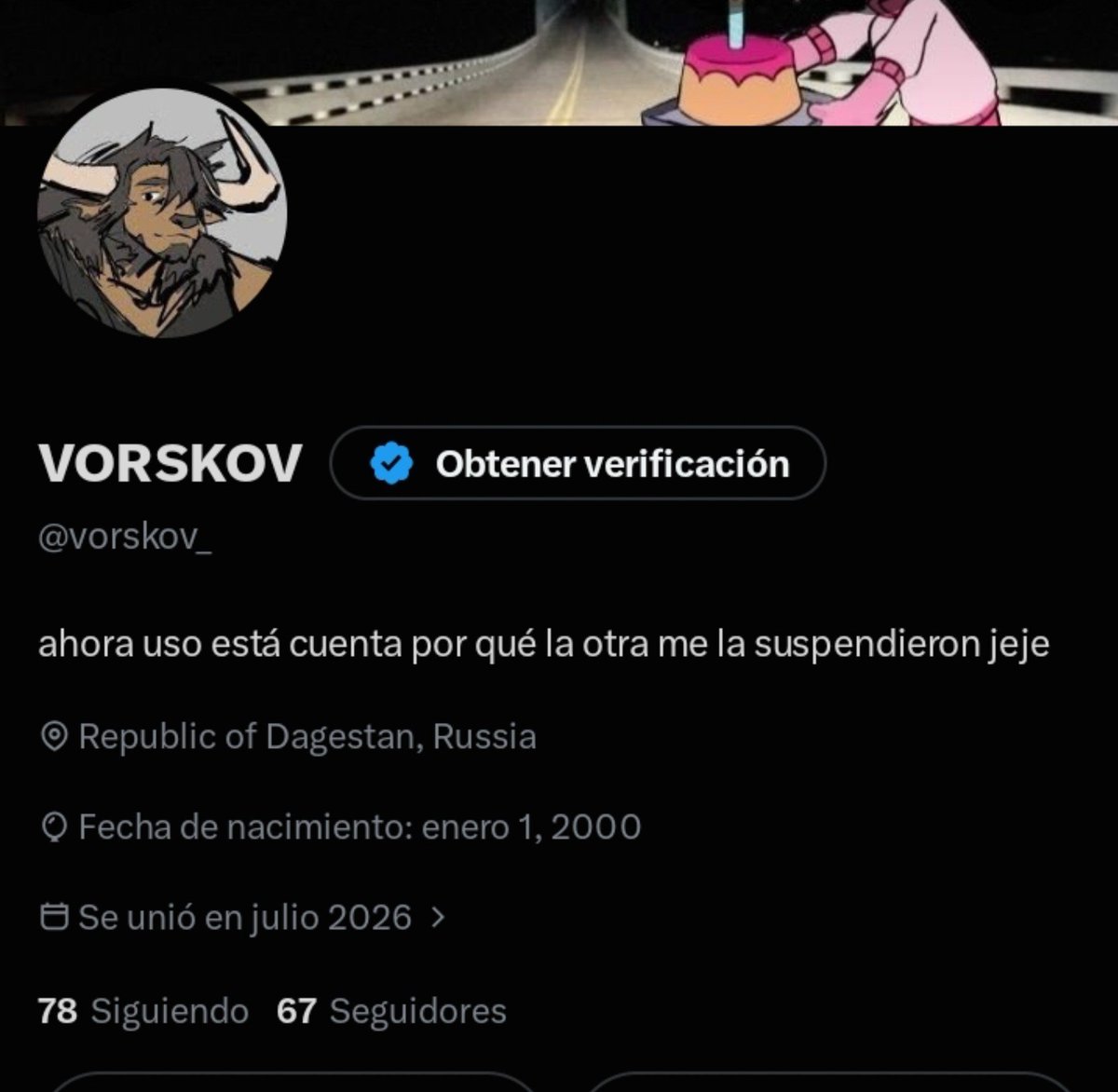 vorskov_'s tweet photo. GRACIAS POR LOS SIX SEVEN SEGUIDORES,LO QUIERO MUCHO 🗣️🔥
(Entienden,sic Seven,sin semen) https://t.co/w0ppDhDFEF