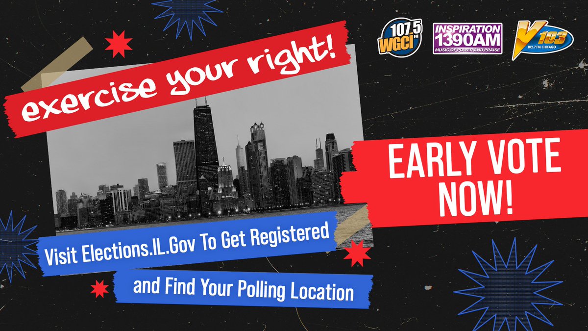 V103's tweet photo. Your vote is your power. Use it. Vote early, avoid the lines, and make sure your voice is heard where it matters most. Together, we can make difference.

See More Info on Early Voting Here ➡️ https://t.co/Mq3d5FtA58 https://t.co/4QK2OFV9dp