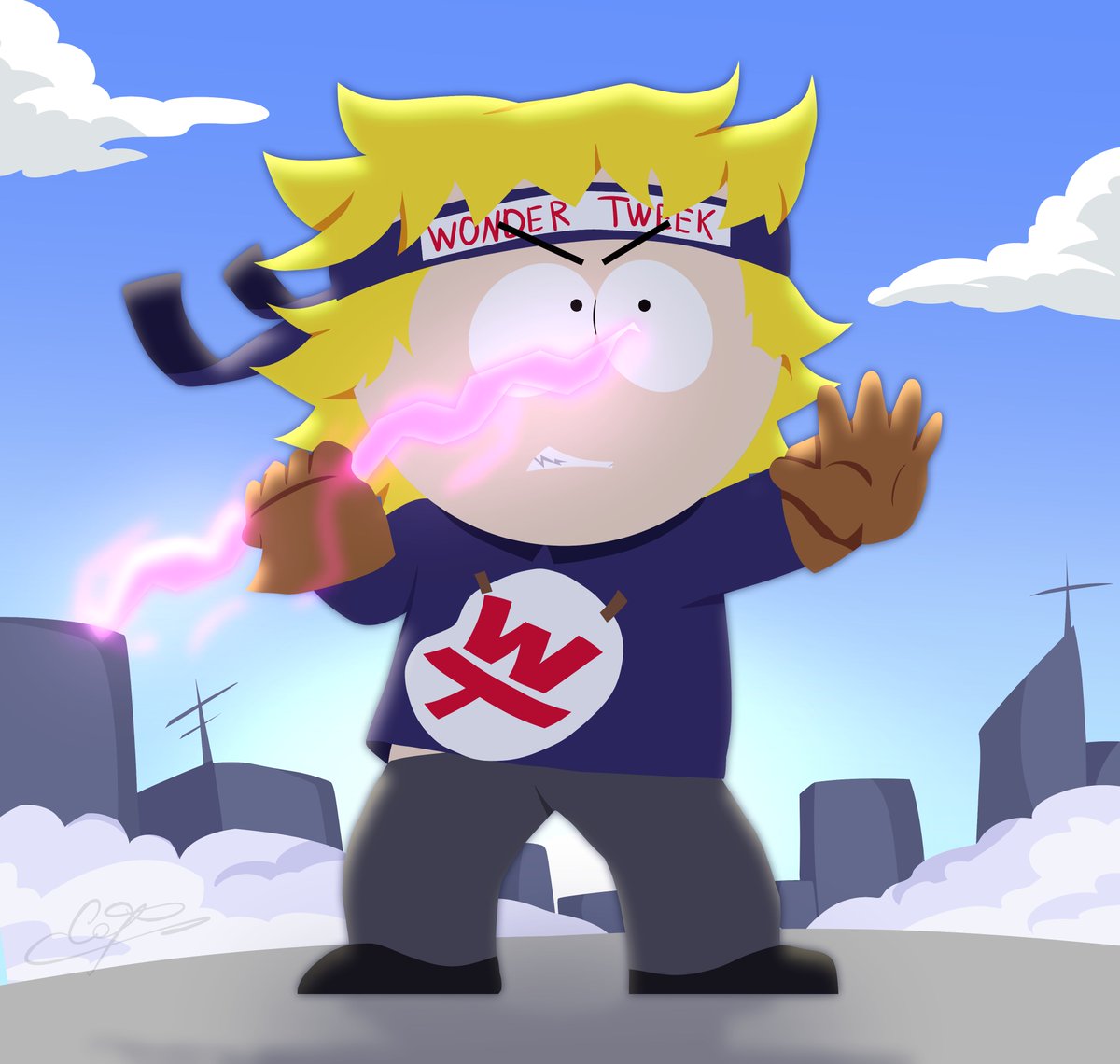 mimi_sofa's tweet photo. What if wonder Tweek was throwing lightning bolts like Zeus?
#spTweek #southpark #tfbw https://t.co/fnDMYlhKlR