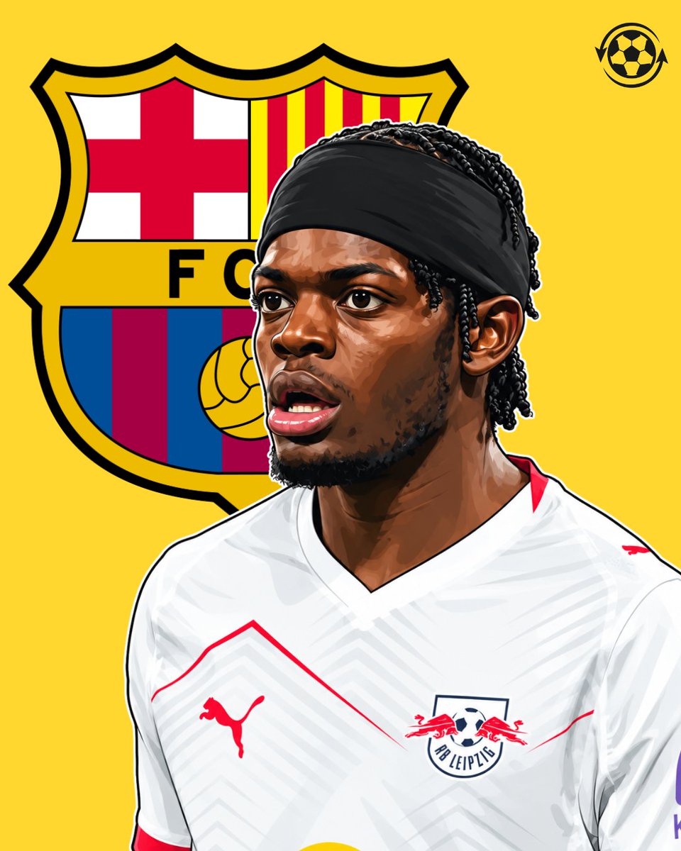 DeadlineDayLive's tweet photo. 🚨 Barcelona manager Hansi Flick has made RB Leipzig centre-back Castello Lukeba his TOP defensive target.

Barça are ready to battle Arsenal, Chelsea and Manchester United for the 23-year-old Frenchman’s signature. 🇫🇷🔵🔴

(Source: Ekrem Konur) https://t.co/zW7LrTZ710