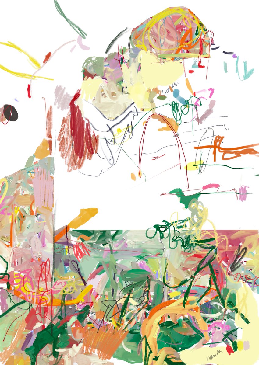 Seriously_onx's tweet photo. Listed 'boobs on the train tracks' by @nanda9m6  

Oil-digital painting from her Daily Strokes body of work (July 2023). Built from dream drawings, sketches, and color — 5 editions only. This is the only one available currently. https://t.co/w4rDDUHfoH