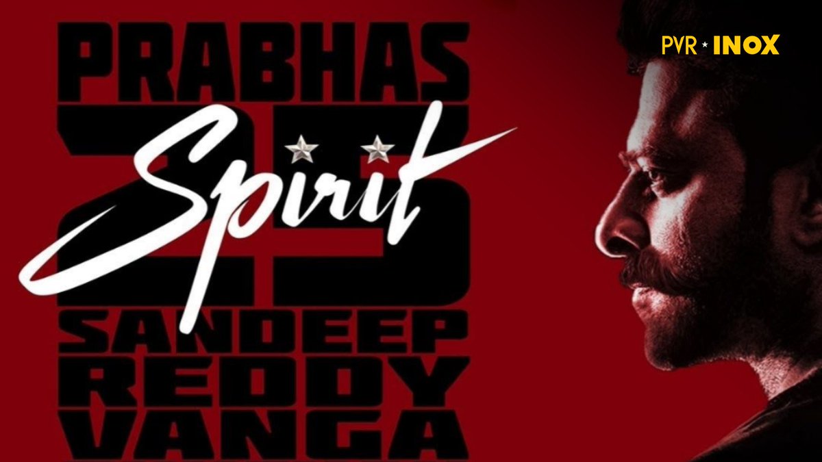 _PVRCinemas's tweet photo. Name an actor who has the most-anticipated movie of 2027.

We'll go first: #Prabhas in #Spirit https://t.co/zWOOQhpPyQ