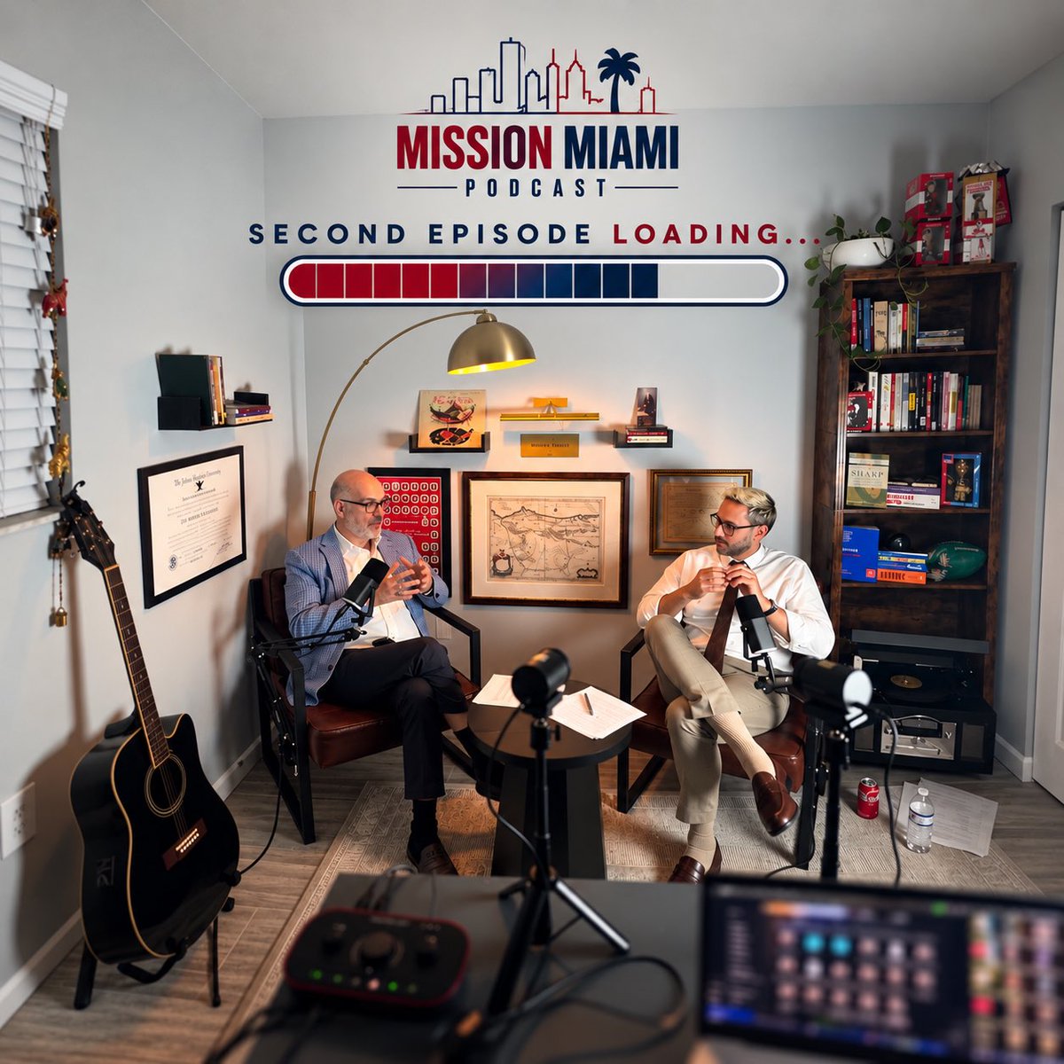 MissionMiamiPC's tweet photo. Episode 2 is officially in the can. Turns out miami gave us more things to talk about. 

#MissionMiami
#MiamiPolitics https://t.co/TDbA863ZjV