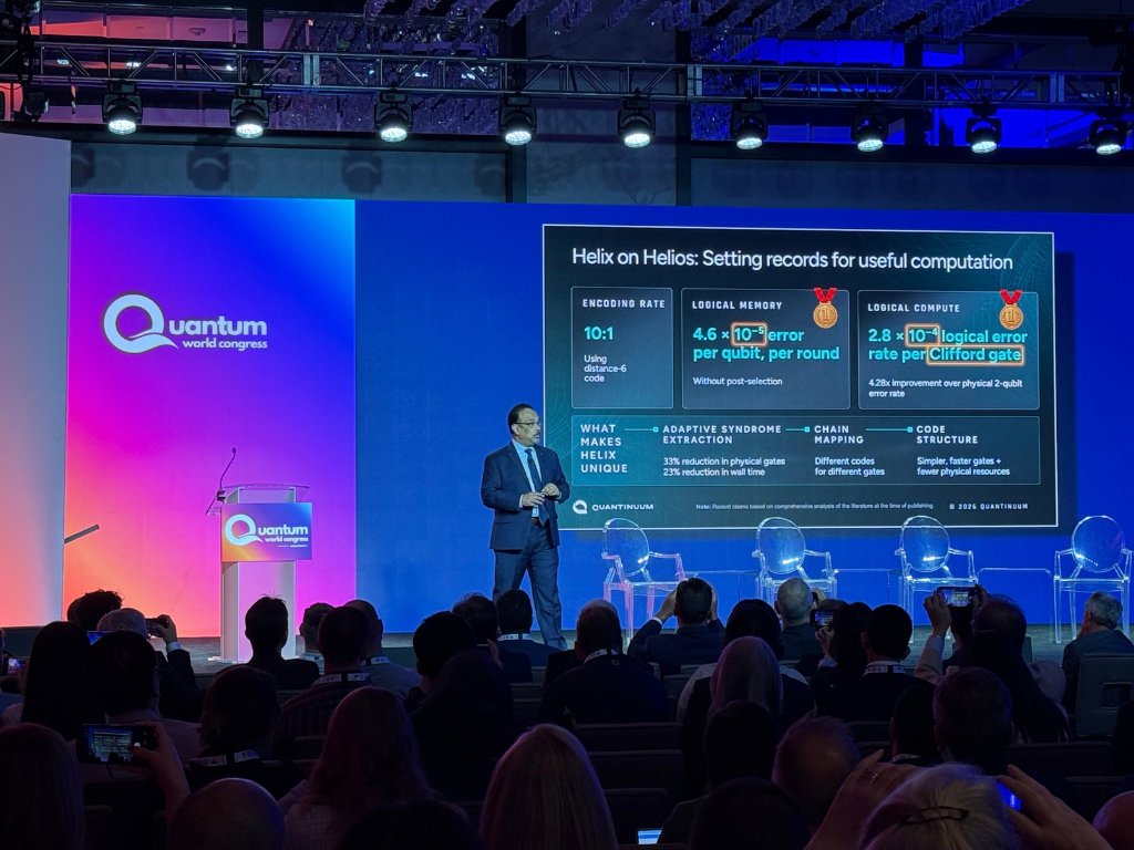 This morning at Quantum World Congress, our CEO Rajeeb Hazra took the main stage with a simple message: the next era of compute is here.
 
It's an era defined b
