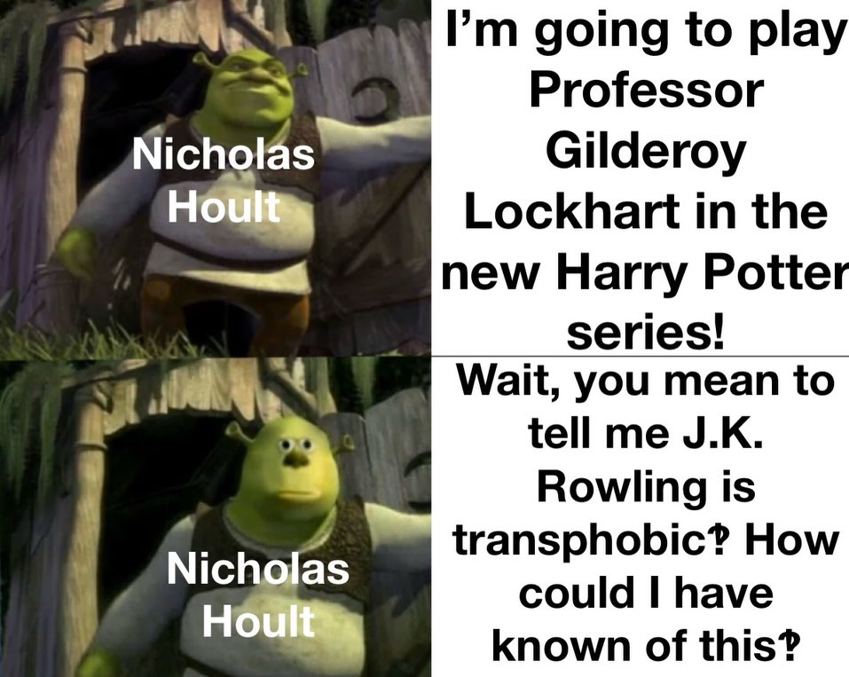 RachelCryar's tweet photo. Nicholas Hoult has left the role of Gilderoy Lockhart in HBO’s Harry Potter series, with Kit Harington replacing him. The controversy has already done damage. My bet: the show lasts four seasons. The adults are culpable; the kids are just kids. https://t.co/p8gItdMdoc