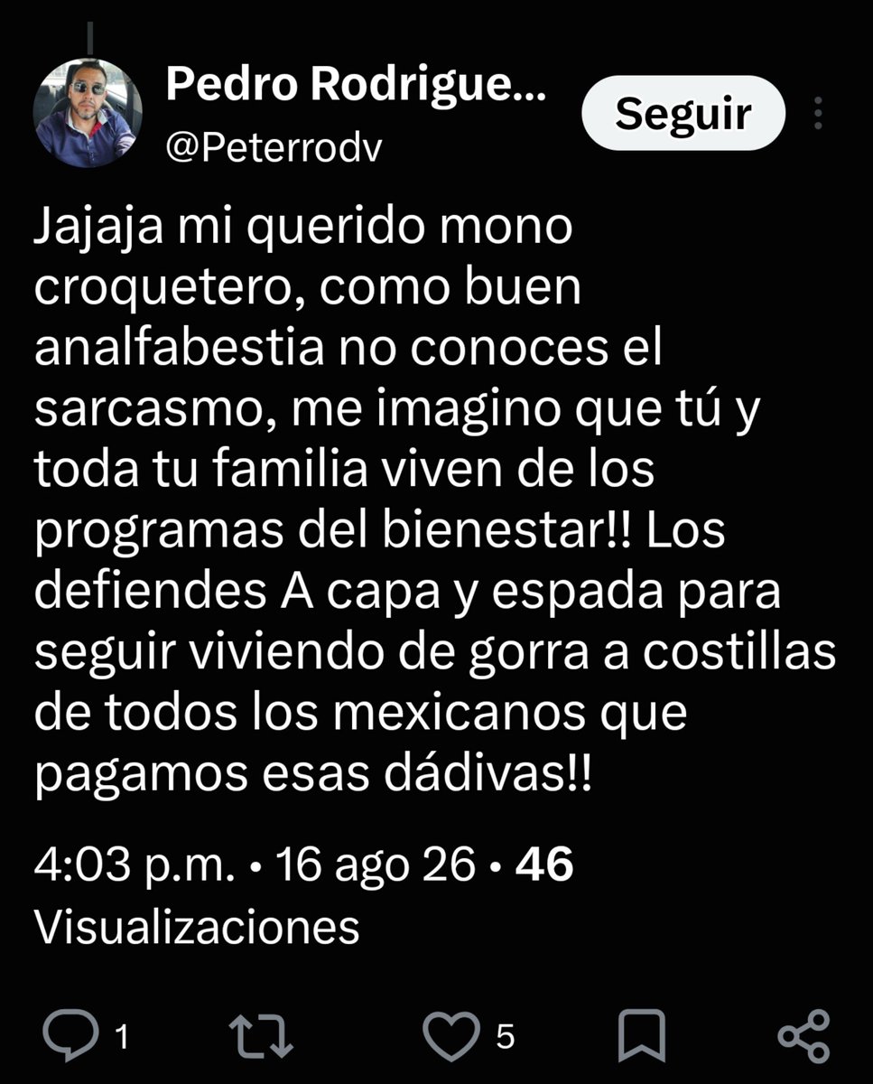 phd_moreno_'s tweet photo. @Peterrodv @arlinmedrano_ Sorprende mucho la facilidad con la que "analizas" las complejas situaciones del país. Tienes unas conclusiones tan brillantes que ningún sociólogo o investigador podría concluir, un ejemplo es la imagen que te envío. https://t.co/E3TyPTQtYb