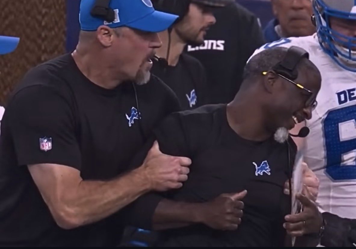 BradGalli's tweet photo. Dan Campbell talked about the Lions facing Aaron Glenn’s Jets this week. 

“One of the greatest days of my life was him getting that job and one of the worst days of my life was him getting that job. And I don't mean that in – but, it's because you know you're losing a little piece of you. That's what he meant to me and to us,” Campbell said Friday.