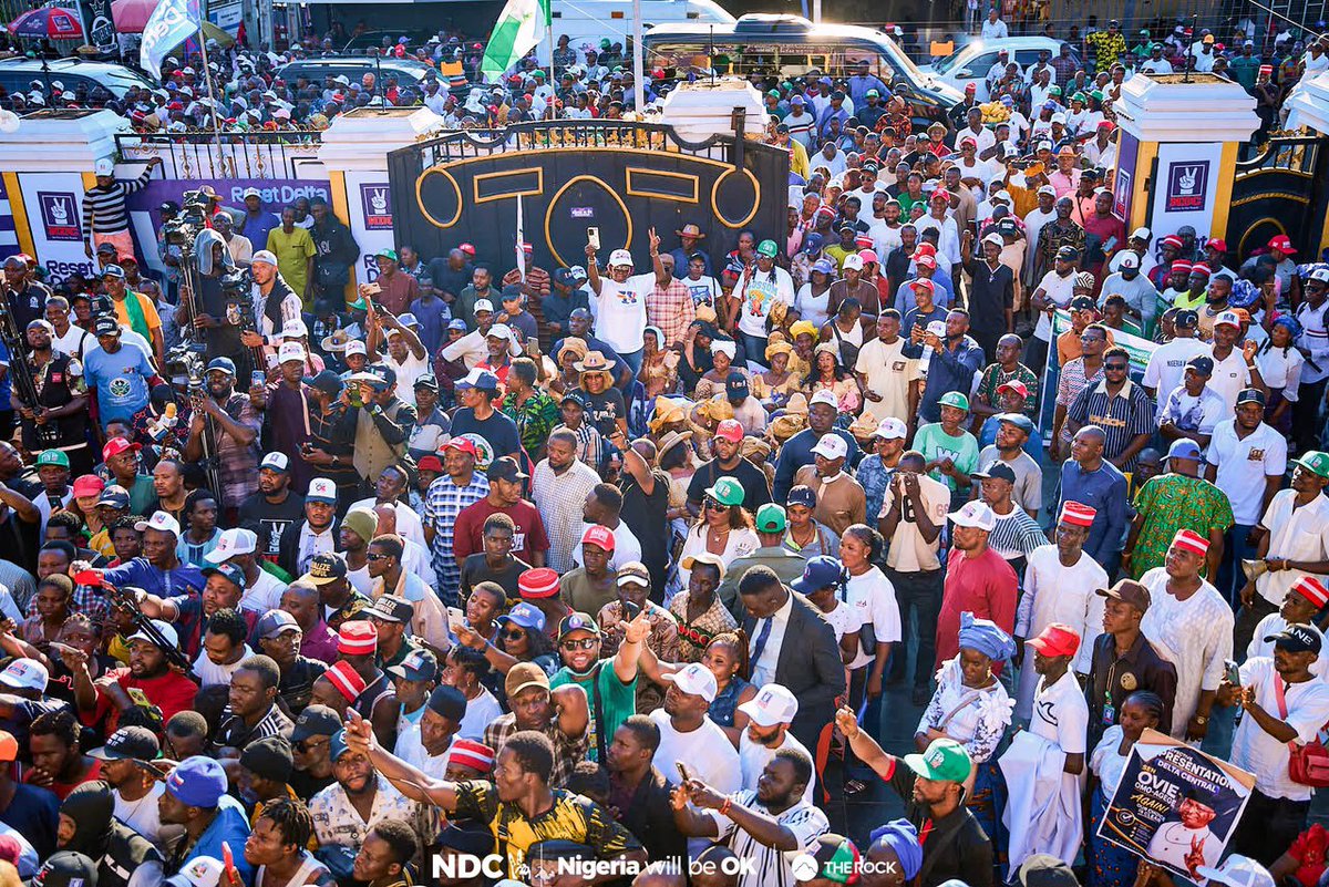 ukocarter's tweet photo. Peter Obi has Delta State on locked.
The governorship candidate of the NDC has put in so much work, he will also take Delta state.
#VoteNDC
#VoteOK https://t.co/NCmWkMCjWc
