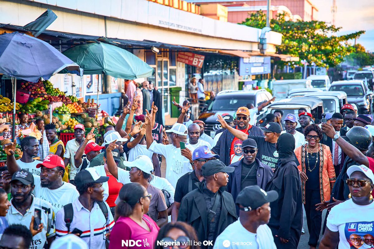 ukocarter's tweet photo. Peter Obi has Delta State on locked.
The governorship candidate of the NDC has put in so much work, he will also take Delta state.
#VoteNDC
#VoteOK https://t.co/NCmWkMCjWc