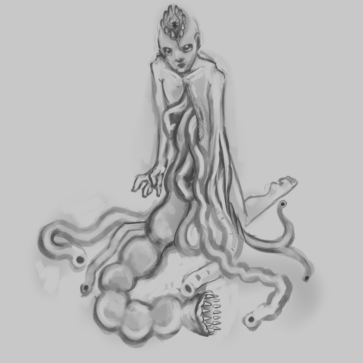 ahztyn's tweet photo. Body Horror

concept sketch https://t.co/m9Zg5MPfv5